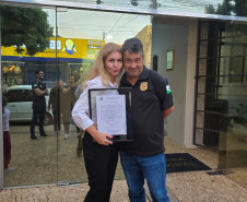 Servidora da PCPR recebe menção honrosa em Câmara de Vereadores de Rolândia