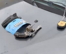 PCPR prende homem em flagrante por porte ilegal de arma de fogo em Colombo