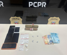 PCPR e GCM prende casal durante operação contra o tráfico de drogas em Arapoti