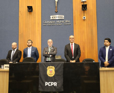 PCPR homenageia 62 servidores com Medalhas de Serviço Policial em São José dos Pinhais