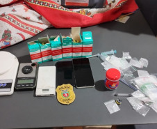 PCPR apreende drogas, celulares e prende uma pessoa em ação contra suspeitos de vender cetamina
