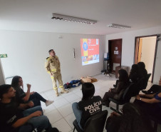PCPR realiza curso de primeiros socorros com foco em engasgamento em Araucária