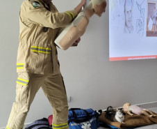 PCPR realiza curso de primeiros socorros com foco em engasgamento em Araucária