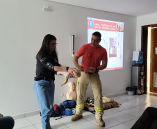PCPR realiza curso de primeiros socorros com foco em engasgamento em Araucária