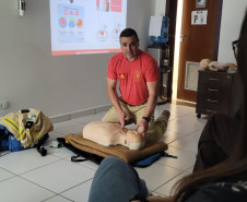 PCPR realiza curso de primeiros socorros com foco em engasgamento em Araucária