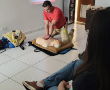 PCPR realiza curso de primeiros socorros com foco em engasgamento em Araucária