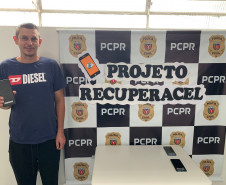 PCPR realizou a devolução de aparelhos celulares furtados em São Mateus do Sul