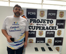 PCPR realizou a devolução de aparelhos celulares furtados em São Mateus do Sul