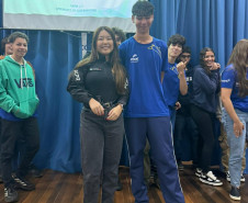 PCPR realiza palestra em escola sobre prevenção a violência doméstica em Campo Mourão