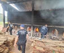 PCPR incinera mais de 1 tonelada de drogas em São José dos Pinhais