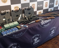 PCPR prende quatro pessoas e apreende diversos itens durante operação em Cascavel