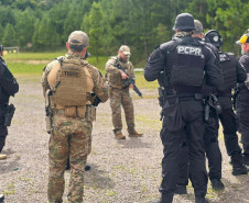 PCPR prepara servidores para o uso de fuzis durante o Verão Maior Paraná