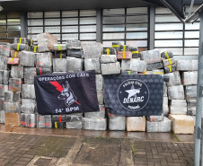 PCPR e PMPR apreendem mais de 4 toneladas de maconha em São Miguel do Iguaçu