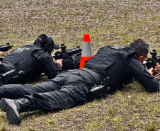 PCPR prepara servidores para o uso de fuzis durante o Verão Maior Paraná