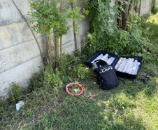 PCPR apreende cerca de 30 quilos de explosivos e armas de fogo em Piraquara 