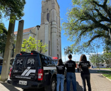 PCPR participa de palestra em campanha de enfrentamento à violência doméstica Araucária