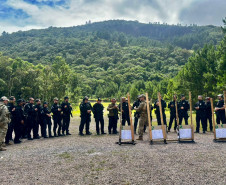 PCPR prepara servidores para o uso de fuzis durante o Verão Maior Paraná