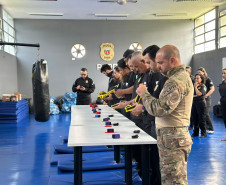 PCPR prepara servidores para uso de armas não letais durante o Verão Maior Paraná