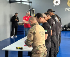 PCPR prepara servidores para uso de armas não letais durante o Verão Maior Paraná