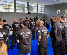 PCPR prepara servidores para uso de armas não letais durante o Verão Maior Paraná