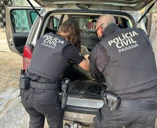 PCPR e PMPR prendem sete integrantes de organização criminosa que atuava em roubos de cargas na RMC