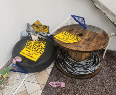 PCPR prende homem em flagrante por furto de energia e apreende veículo caracterizado com marca da concessionária em São José dos Pinhais