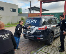 PCPR prende homem em flagrante por furto de energia e apreende veículo caracterizado com marca da concessionária em São José dos Pinhais
