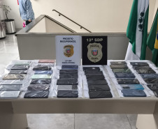 PCPR restitui mais de 50 celulares recuperados a vítimas em Ponta Grossa