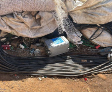Operação da PCPR e PMPR prende cinco pessoas e apreende 528 quilos de fios de cobre no Paraná