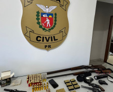 PCPR e PMPR prendem dois homens em flagrante e apreendem itens de caça ilegal durante operação em Terra Boa