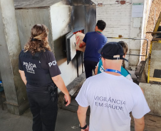 PCPR realiza incineração de drogas apreendidas em Matinhos e Guaratuba