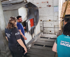 PCPR realiza incineração de drogas apreendidas em Matinhos e Guaratuba