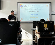 PCPR capacita policiais em técnicas avançadas de investigação financeira e telemática