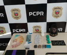 PCPR e GCM prendem homem em flagrante por tráfico de drogas em Jaguariaíva