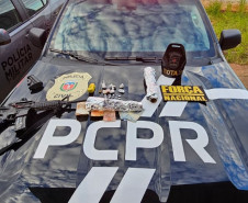 PCPR e PMPR prendem dois homens em flagrante por tráfico de drogas em Tapejara