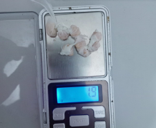 PCPR prende homem em flagrante por tráfico de drogas durante Guaratuba