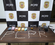 PCPR utiliza drone e prende homem em flagrante por tráfico de drogas em Guaratuba