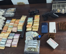 PCPR prende 9 pessoas e apreende 2,1 mil porções de drogas em operação contra o tráfico em Curitiba e na RMC
