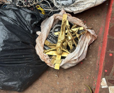 PCPR realiza fiscalização em dez estabelecimentos contra a receptação de cobre em Maringá