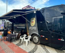 PCPR e PMPR reforçam atendimento no Litoral com módulos móveis durante o Verão Maior Paraná