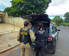 PCPR e PMPR prendem homem e apreendem armas durante cumprimento de mandado em Umuarama