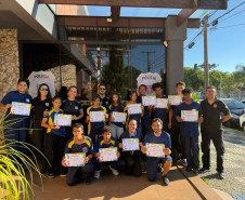 PCPR realiza projeto para aproximar jovens da realidade policial em Ponta Grossa