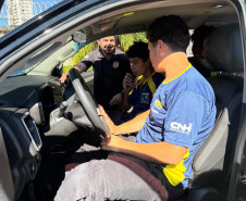 PCPR realiza projeto para aproximar jovens da realidade policial em Ponta Grossa