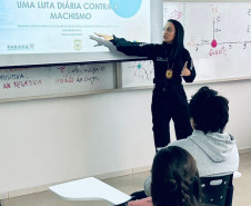 PCPR promove ação educativa e preventiva em escola de Foz do Iguaçu