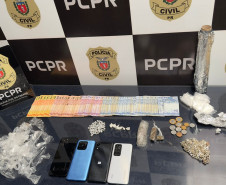 PCPR e PMPR prendem casal e apreendem drogas e aves silvestres em Pérola 