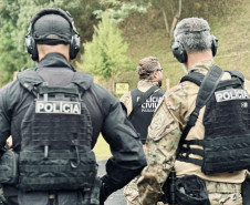 PCPR realiza curso de formação de instrutores de tiro especialistas em fuzil