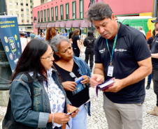 Forças de segurança participam do evento Mulheres em Ação, em Curitiba