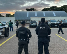 PCPR prende nove pessoas durante operação contra organização criminosa no Oeste do Estado 