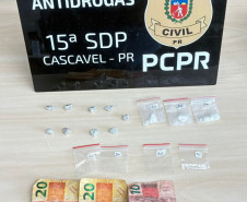 PCPR prende homem durante operação contra tráfico de drogas em Cascavel