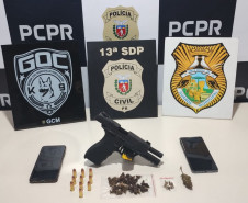 PCPR e GCM prende casal por tráfico de drogas e associação ao tráfico de drogas em Ponta Grossa